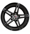 Rin 18X8 5-113 PRW Mod: P576 ET38 CB73.1 GLOSS BLACK MACHINE FACE