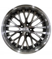 Rin 20X9.5 5-120 PRW Mod: P812 ET35 CB72.6 BLACK MACHINE FACE