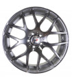 Rin 20X8.5 5-114.3 PRW Mod: P724 ET40 CB73.1 SILVER MACHINE FACE WITH DARK BLACK CLEAR COAT