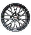 Rin 17X8 5-100 PRW Mod: P689 ET35 CB73.1 GLOSS DARK GRAY MACHINED FACE