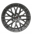 Rin 17X8 5-100 PRW Mod: P689 ET35 CB73.1 GLOSS SILVER MACHINE FACE