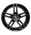 Rin 20X9 5-113 PRW Mod: P513 ET42 CB73.1 GLOSS BLACK MACHINE FACE