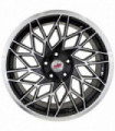 Rin 18X9 5-114.3 MOTOR SPORT Mod: 2235 ET42 CB67.1 BLACK MACHINE FACE