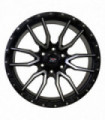 Rin 20X9 6-114.3 XP WHEELS Mod: 6098 ET10 CB66.1 SATIN BLACK MACHINE FACE