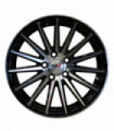 Rin 15X7 5-100 PRW MOD: P1008 ET30 CB73.1 GLOSS BLACK MACHINE FACE