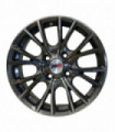 Rin 14X6 4-100 PRW MOD: P183 ET35 CB73.1 GUN METAL MACHINE FACE