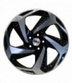 Rin 18X7 5-113 PRW MOD: P5008 ET45 CB73.1 BLACK MACHINE FACE