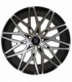 Rin 20X10.5 5-114.3 GIANELLE MOD: FUNEN ET45 CB73.1 GLOSS BLACK MACHINED FACE