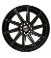 Rin 17X7.5 5-100/114.3 PRW Mod: P917 ET35 CB73.1 BLACK MACHINE FACE