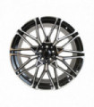 Rin 22X10.5 5-112 EQUIPO ORIGINAL MOD: 1393 ET35 CB66.56 BLACK POLISHED (BM)