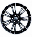 Rin 20X8.5 5-112 EQUIPO ORIGINAL Mod: 7134 ET23 CB66.56 BLACK MACHINE FACE