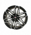 Rin 22X10 6-139.7 XP WHEELS Mod: JA069 ET15 CB106.2 GLOSS BLACK MACHINE FACE