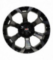 Rin 20X10 6-135/139.7 XP WHEELS MOD: 6011 ET0 CB108.2 GLOSS BLACK MACHINE FACE WITH BLACK CLEAR COAT