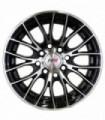 Rin 13X5.5 4-100/114.3 PRW Mod: P1000 ET28 CB73.1 GLOSS BLACK MACHINE FACE