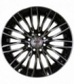 Rin 15X7 4-100/108 PRW Mod: P207 ET18 CB73.1 BLACK MACHINE FACE