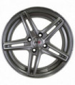 Rin 15X7 4-100 PRW Mod: P576 ET30 CB73.1 HYPER BLACK MACHINE FACE