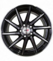 Rin 14X6 8-100/114.3 PRW Mod: P999 ET32 CB73.1 GLOSS BLACK/MACHINE FACE/BLACK CLEAR COATED