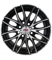 Rin 13X5.5 4-100 PRW Mod: P140 ET32 CB73.1 GLOSS BLACK MACHINE FACE