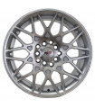 Rin 15X7 4-100/114.3 PRW Mod: P916 ET35 CB73.1 GLOSS SILVER MACHINE FACE WITH DARK CLEAR COAT