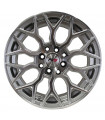 Rin 15X7 4-100/114.3 PRW Mod: P1024 ET35 CB73.1 GLOSS BLACK MACHINE FACE WITH DARK CLEAR COAT