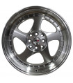 Rin 17X8 5-113 PRW Mod: P591 ET35 CB73.1 HYPER SILVER MACHINE FACE WITH MACHINE LIP