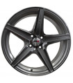 Rin 17X7.5 4-100 PRW Mod: P571 ET38 CB73.1 GLOSS SILVER WITH BLACK CLEAR COATED